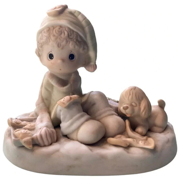 1997 Precious Moments PIZZA ON EARTH Figurine - Picture 1 of 6